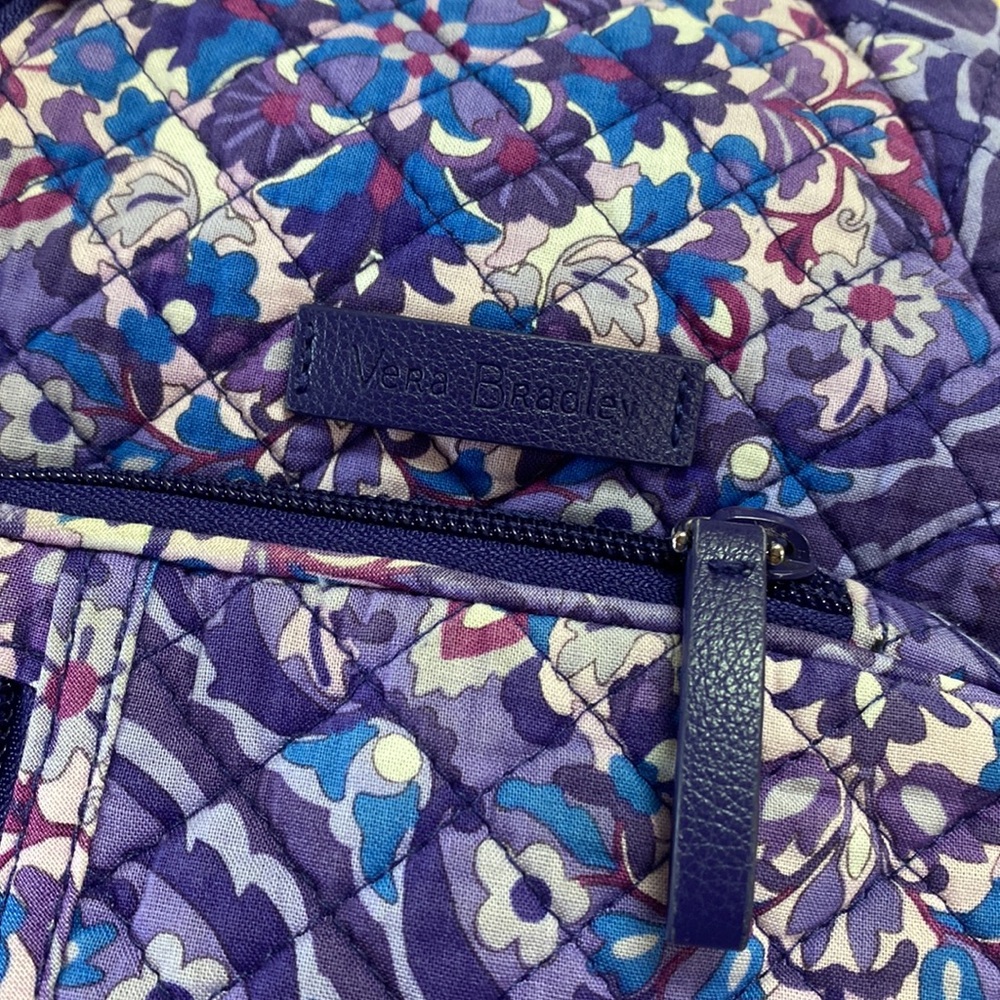 Vera Bradley Purple Floral Women's Bag - Picture 4 of 9